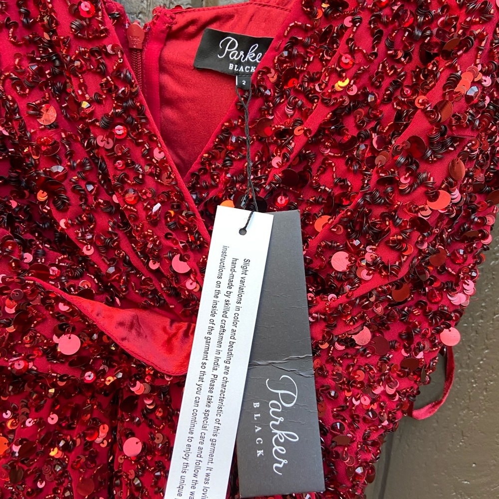COPY - Parker Black Monarch Dress in Rosebud Sequins - Picture 12 of 12